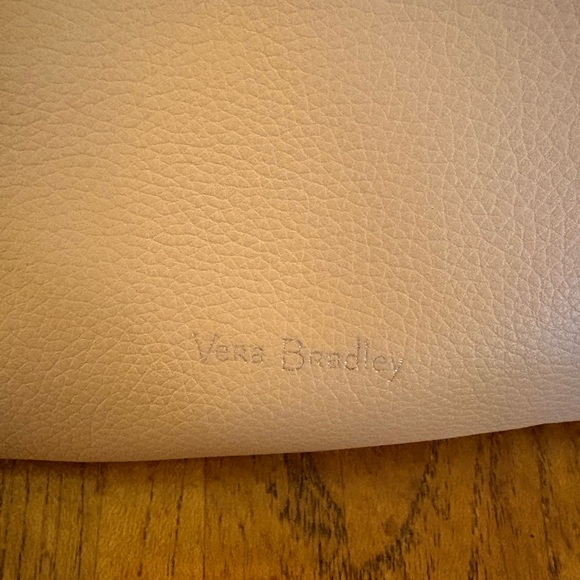 Vera Bradley Pink Sands Carry-All Quilted Leather Crossbody Handbag - Picture 3 of 12